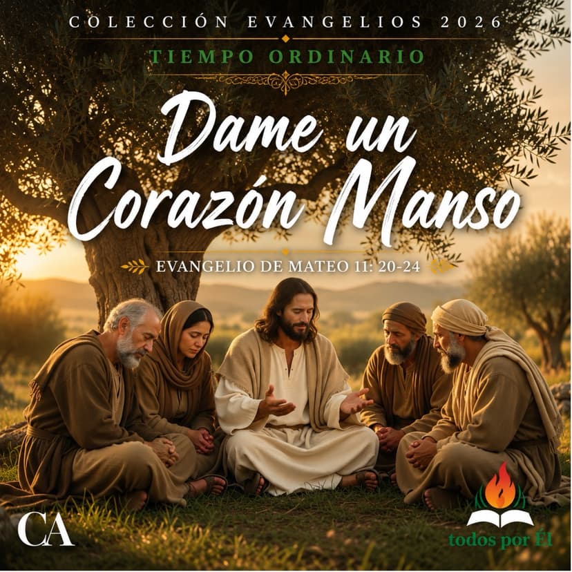 Dame un corazón manso (Original • Evangelio de Mateo 11, 28-30) 071626