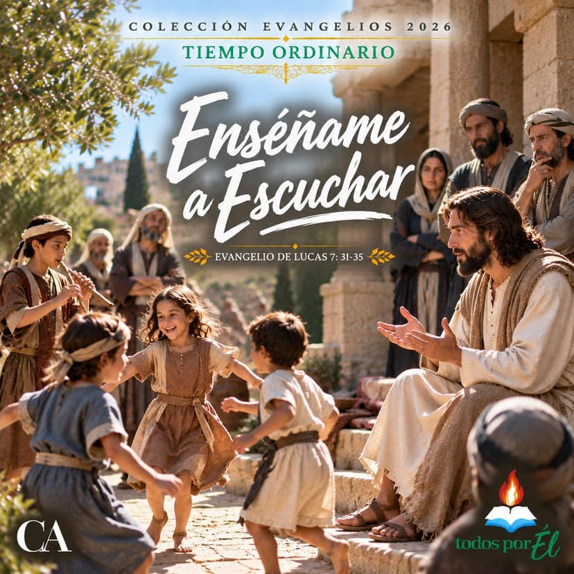 Enséñame a Escuchar (Original • Inspirada en Lucas 7, 31-35) 091626