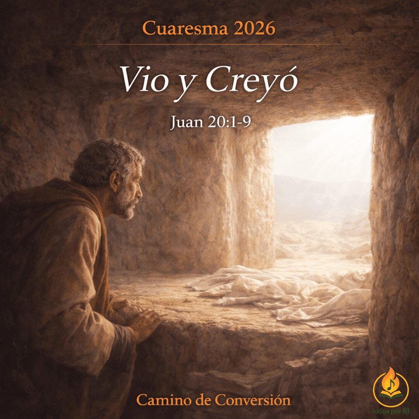“Vio y Creyó” (Original Inspirada en Jn 20, 1-9)