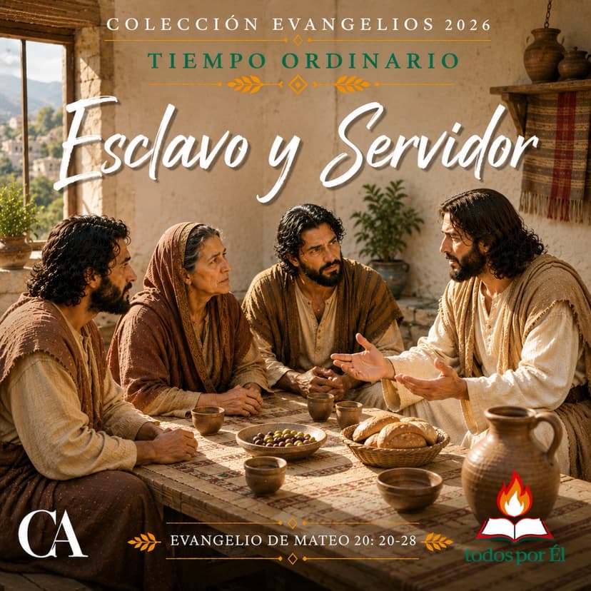 Esclavo y Servidor (Original • Inspirada en Mateo 20:20–28) 072526